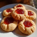 guava cream cheese thumbprint cookies