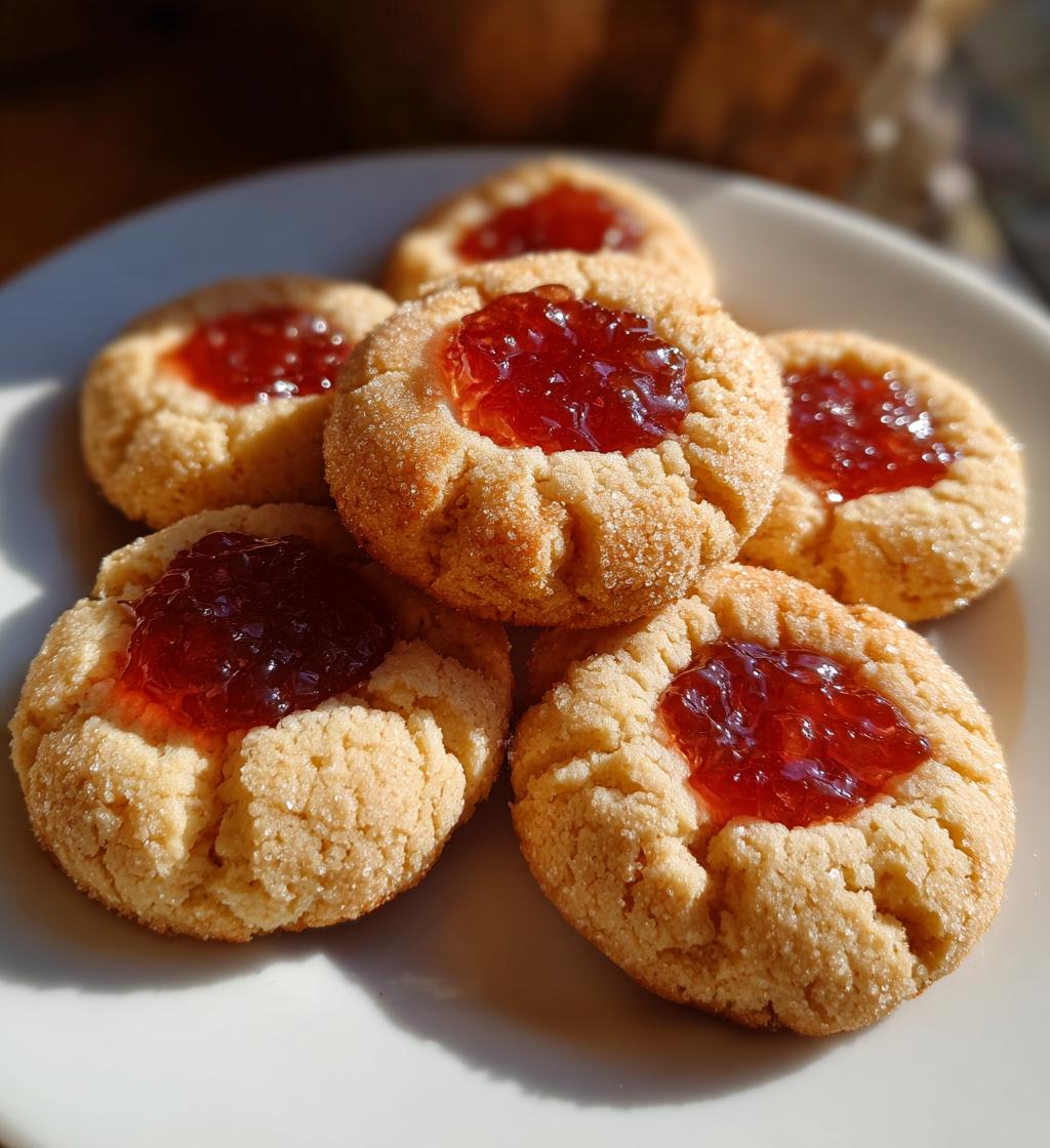 guava cream cheese thumbprint cookies