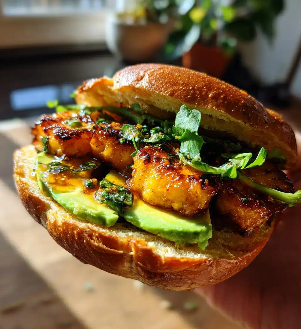halloumi honey and avocado bagel - detail 1