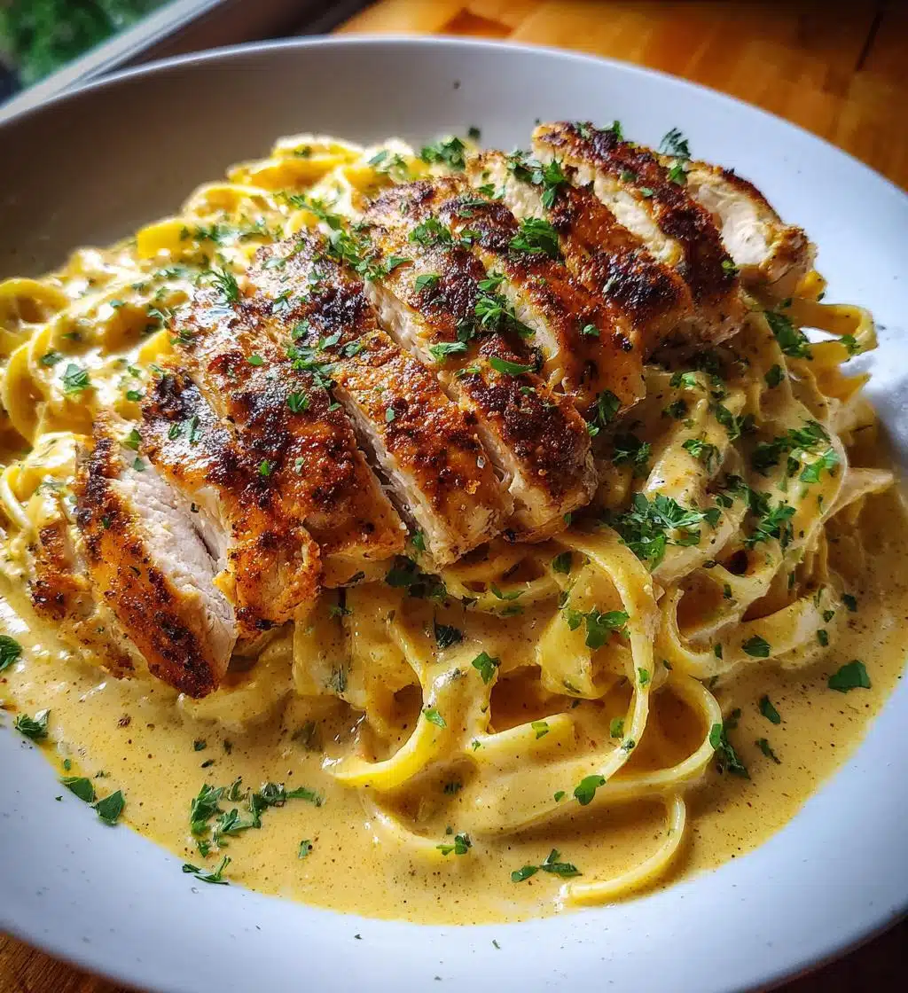 healthy chicken alfredo recipe - detail 1