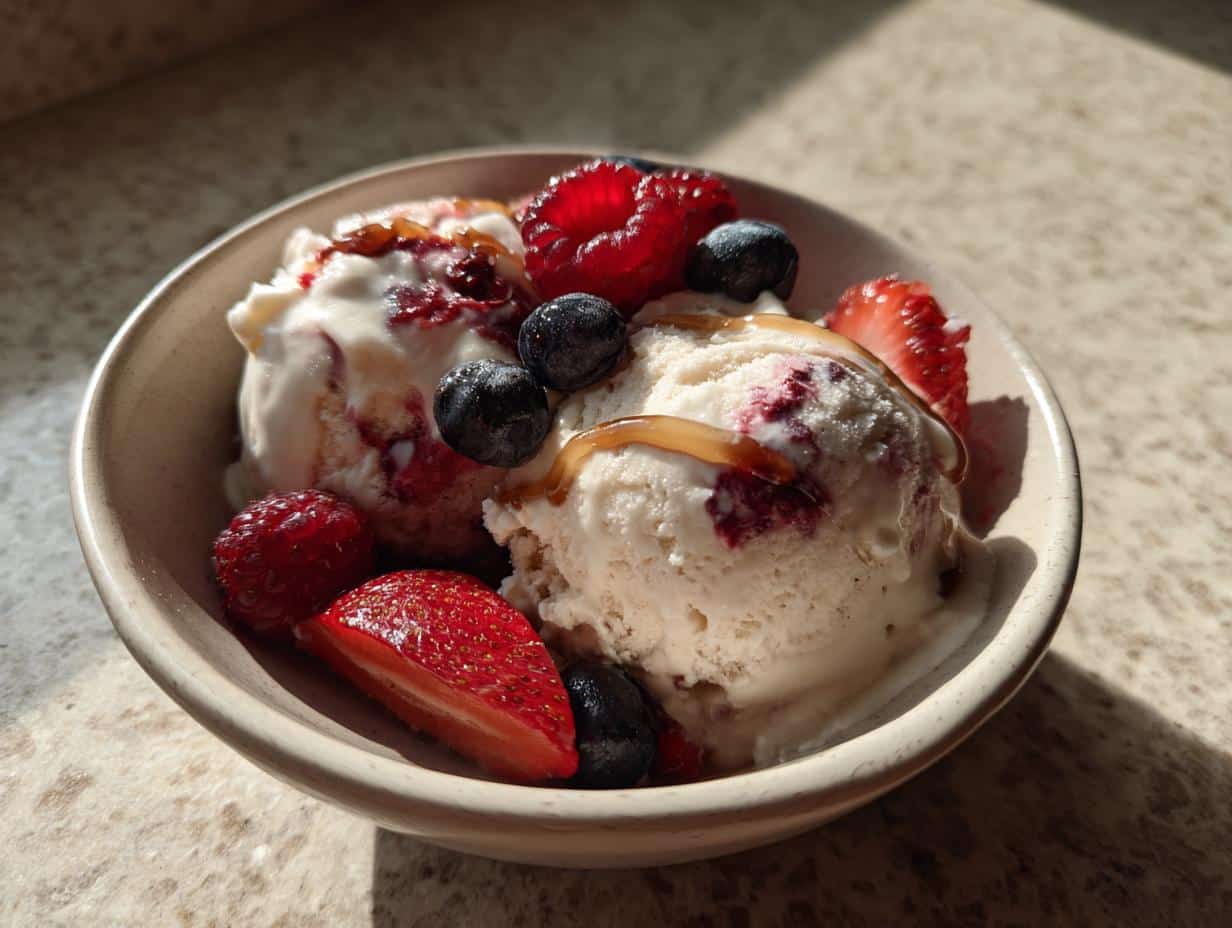 healthy frozen yogurt recipe - detail 1