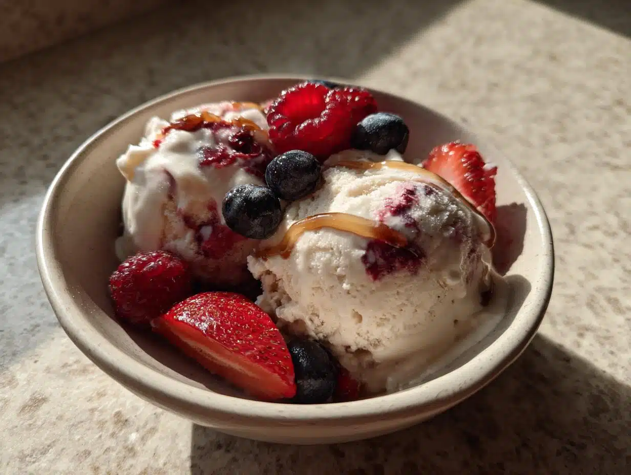 healthy frozen yogurt recipe - detail 1