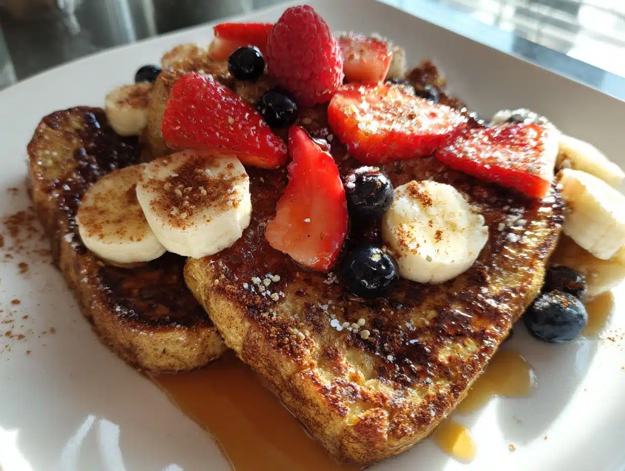 healthy high protein french toast recipe - detail 1