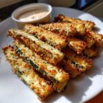 healthy low carb air fryer zucchini fries