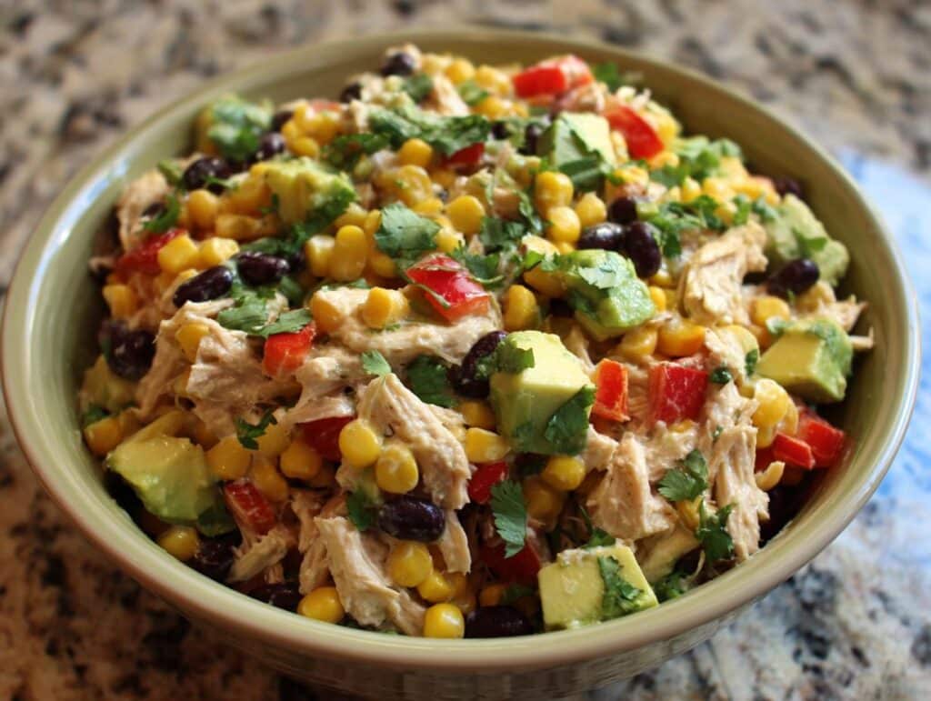 healthy southwest chicken salad