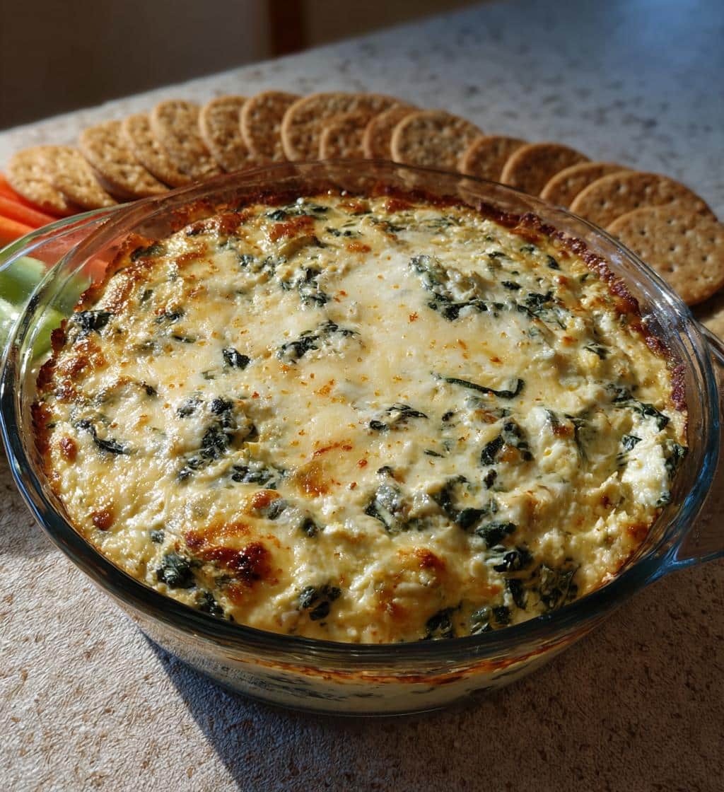 healthy spinach artichoke dip recipe