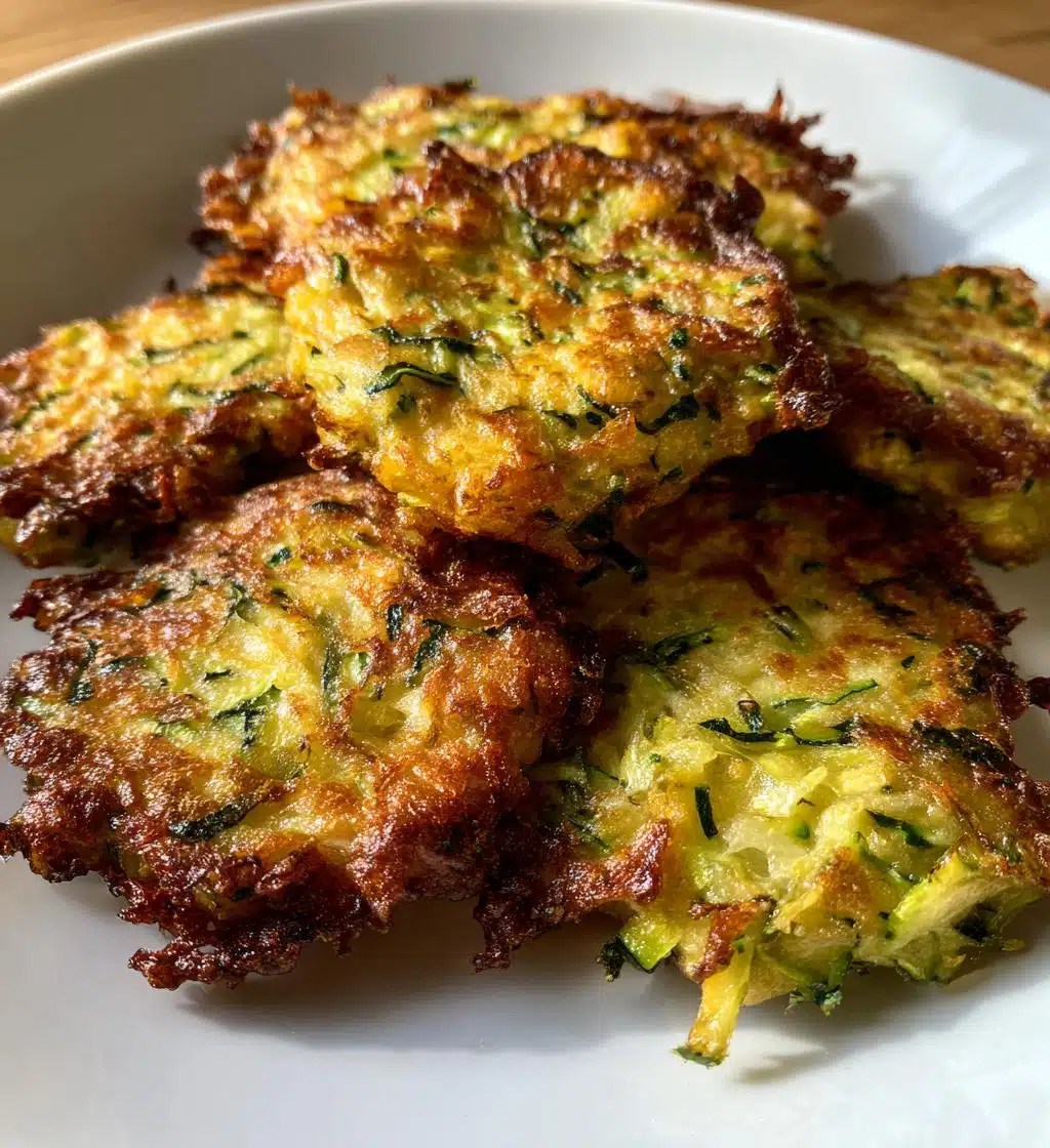 healthy zucchini fritters side dish - detail 1
