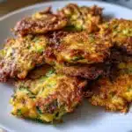 healthy zucchini fritters side dish