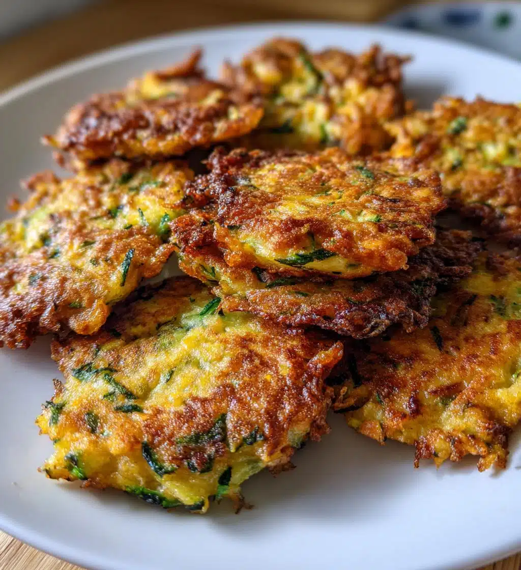 healthy zucchini fritters side dish