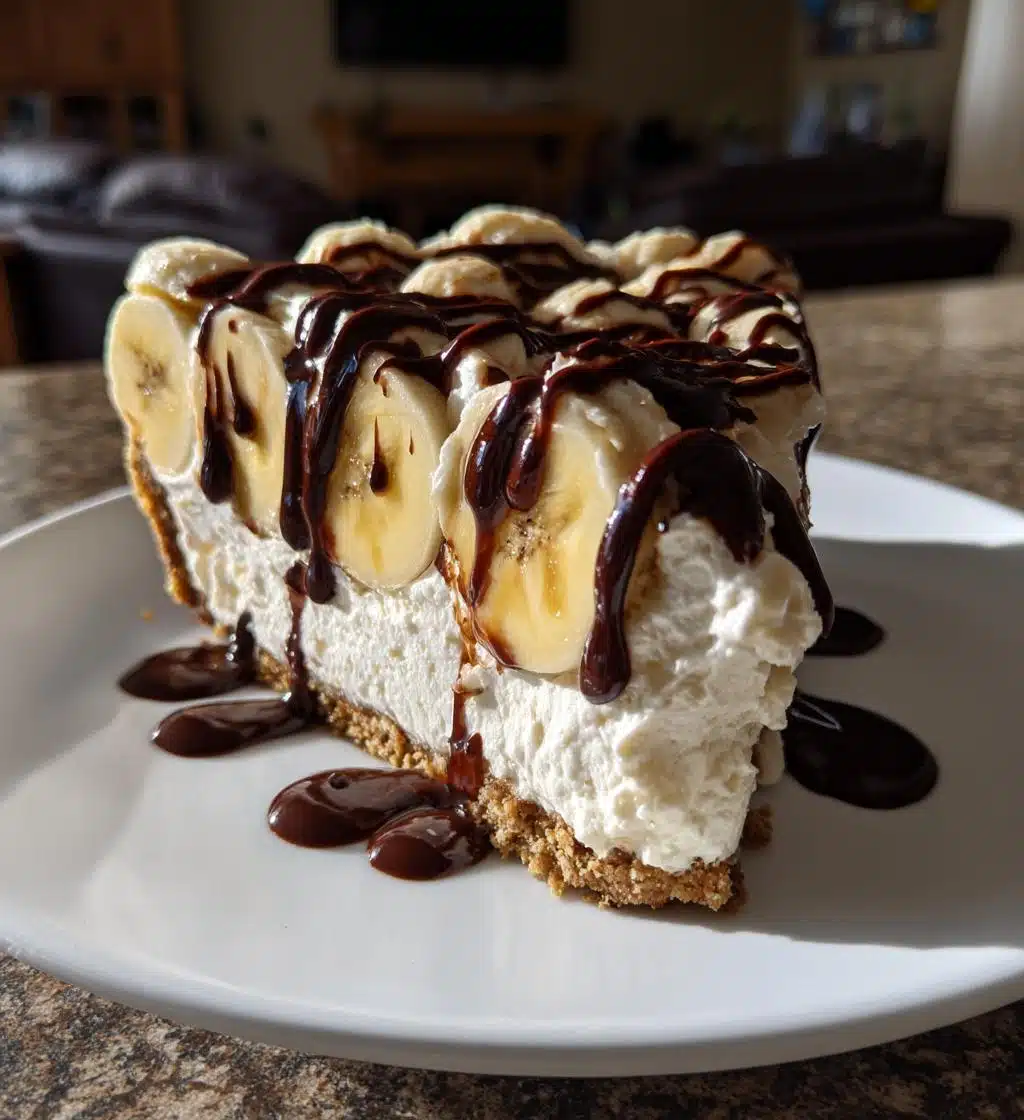 heavenly no bake banana split cheesecake