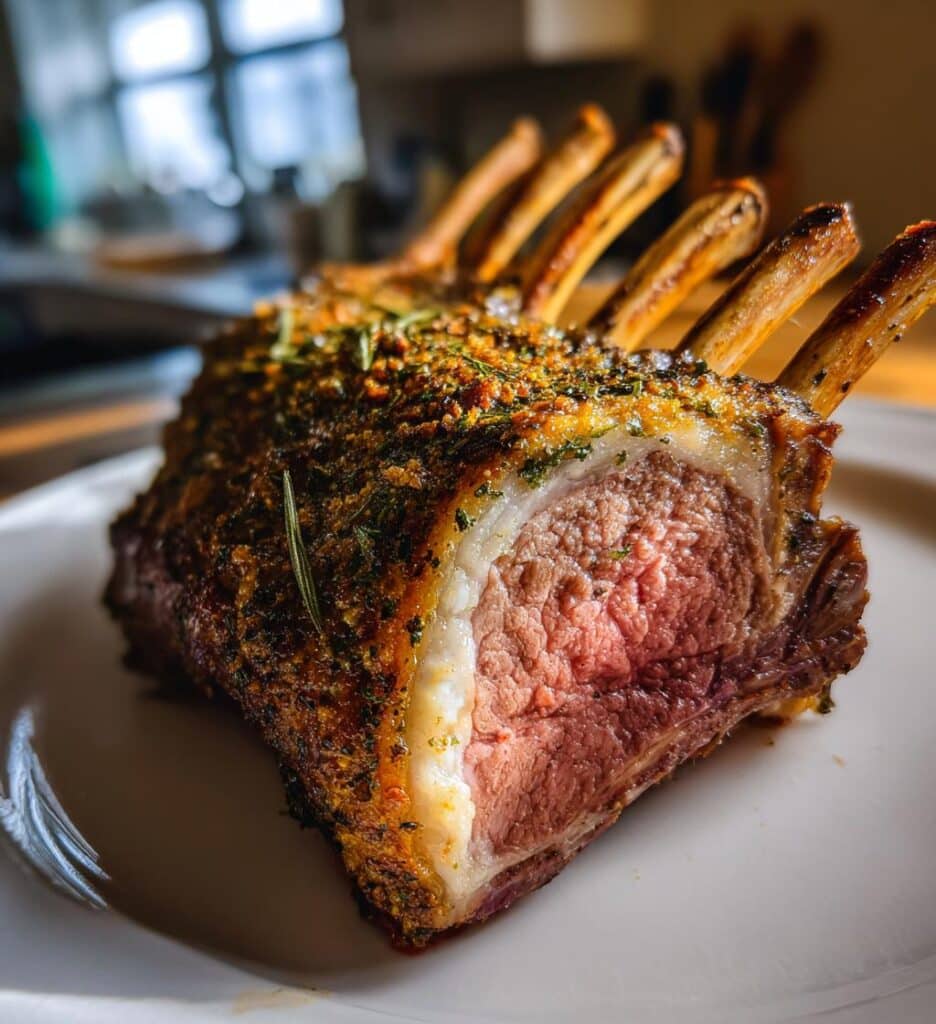herb crusted rack of lamb
