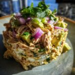 high protein avocado chicken salad