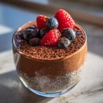high protein chocolate chia pudding