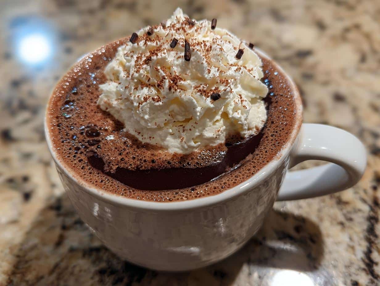 high protein hot chocolate recipe - detail 1