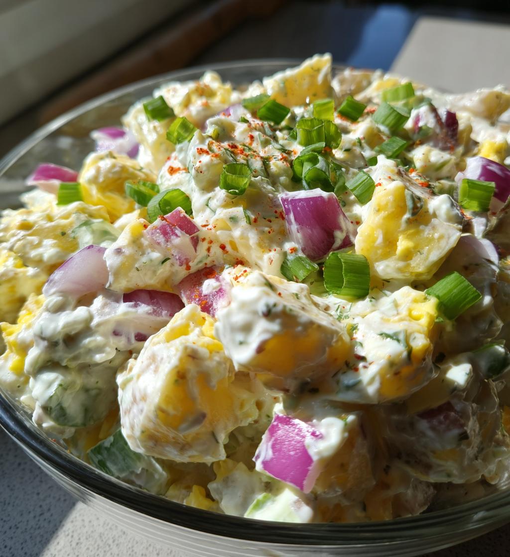 high protein potato salad recipe