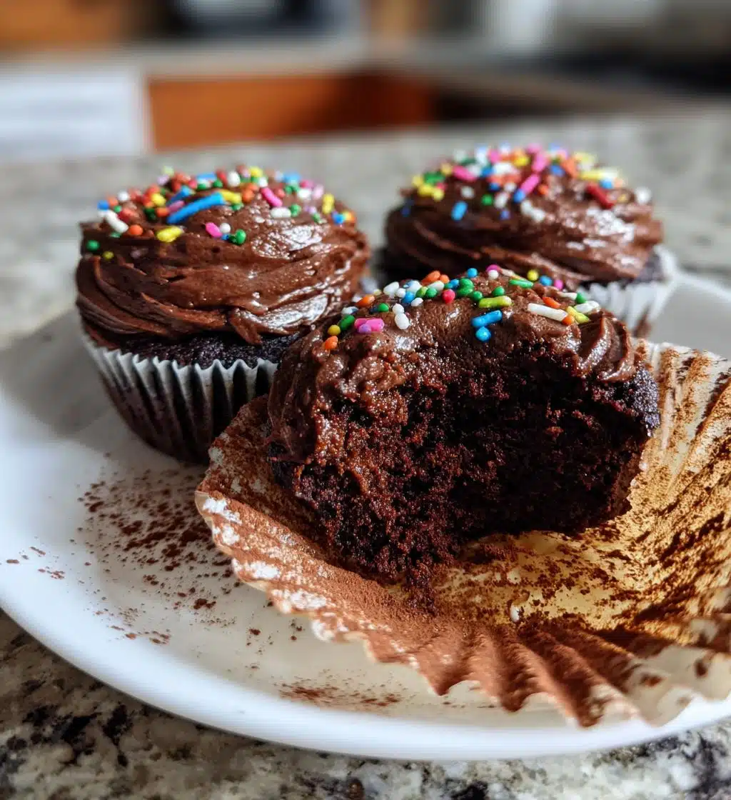homemade chocolate cupcake recipe - detail 1