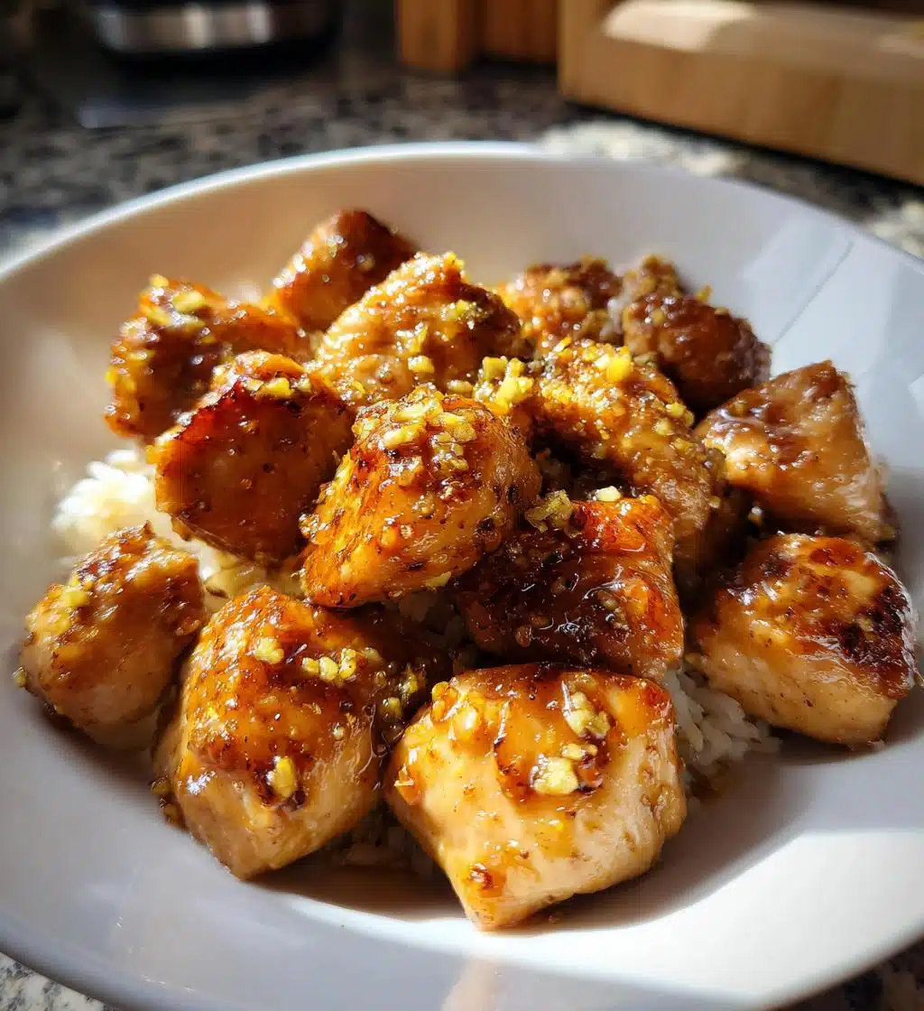 honey garlic chicken bites recipe - detail 1