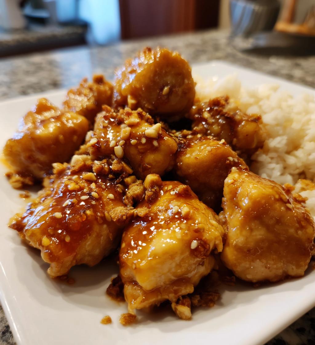 honey garlic chicken bites recipe