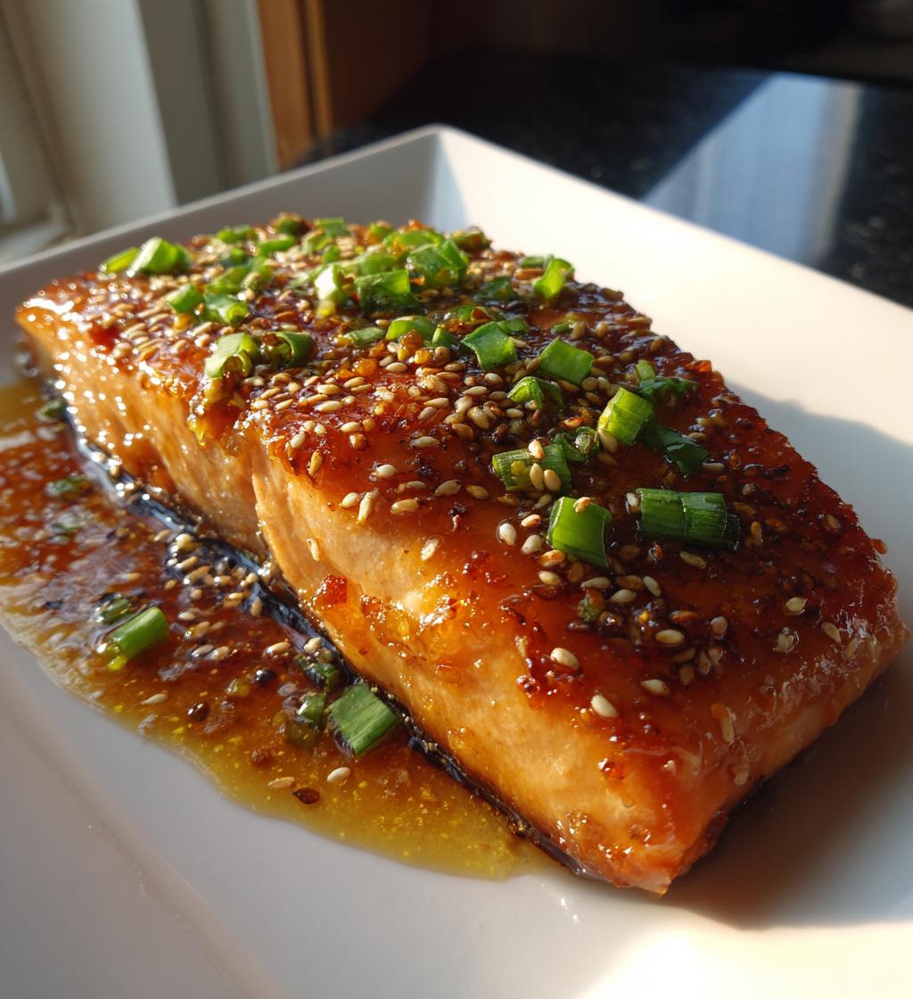 honey glazed salmon recipe - detail 1