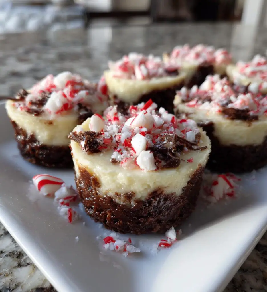 hot cocoa peppermint cheesecake bites recipe
