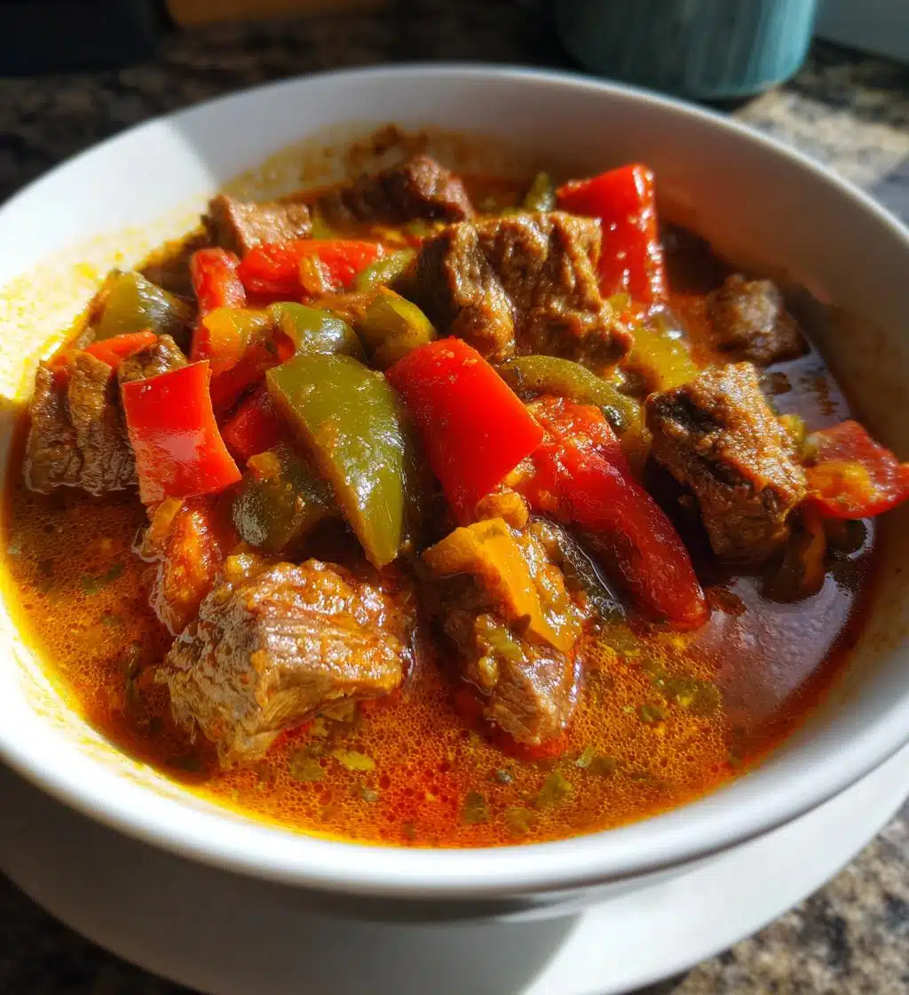 hungarian keto goulash - detail 1