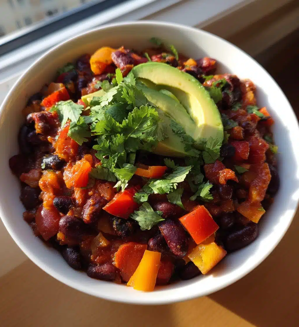 incredibly easy vegetarian chili - detail 1