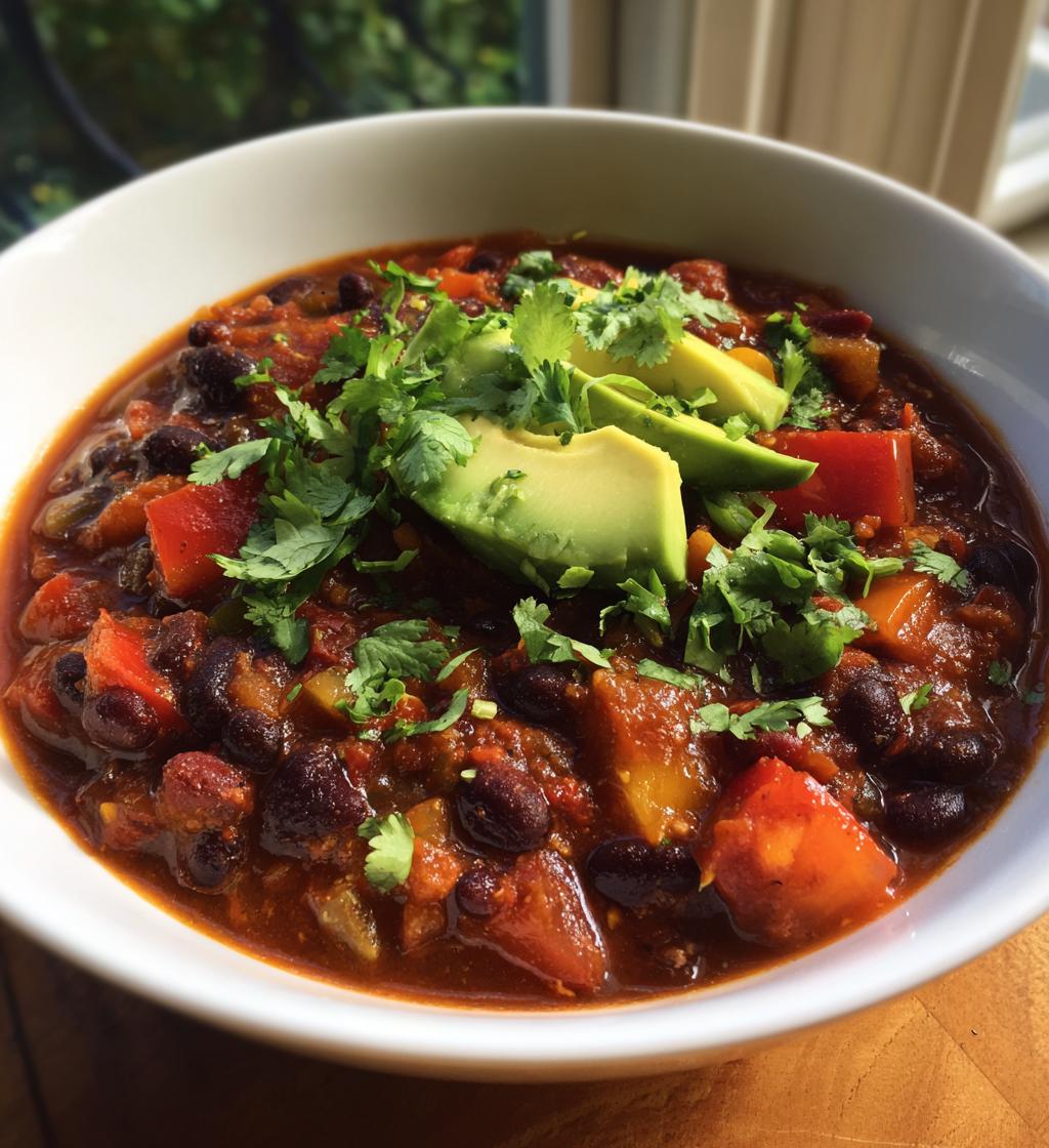 incredibly easy vegetarian chili