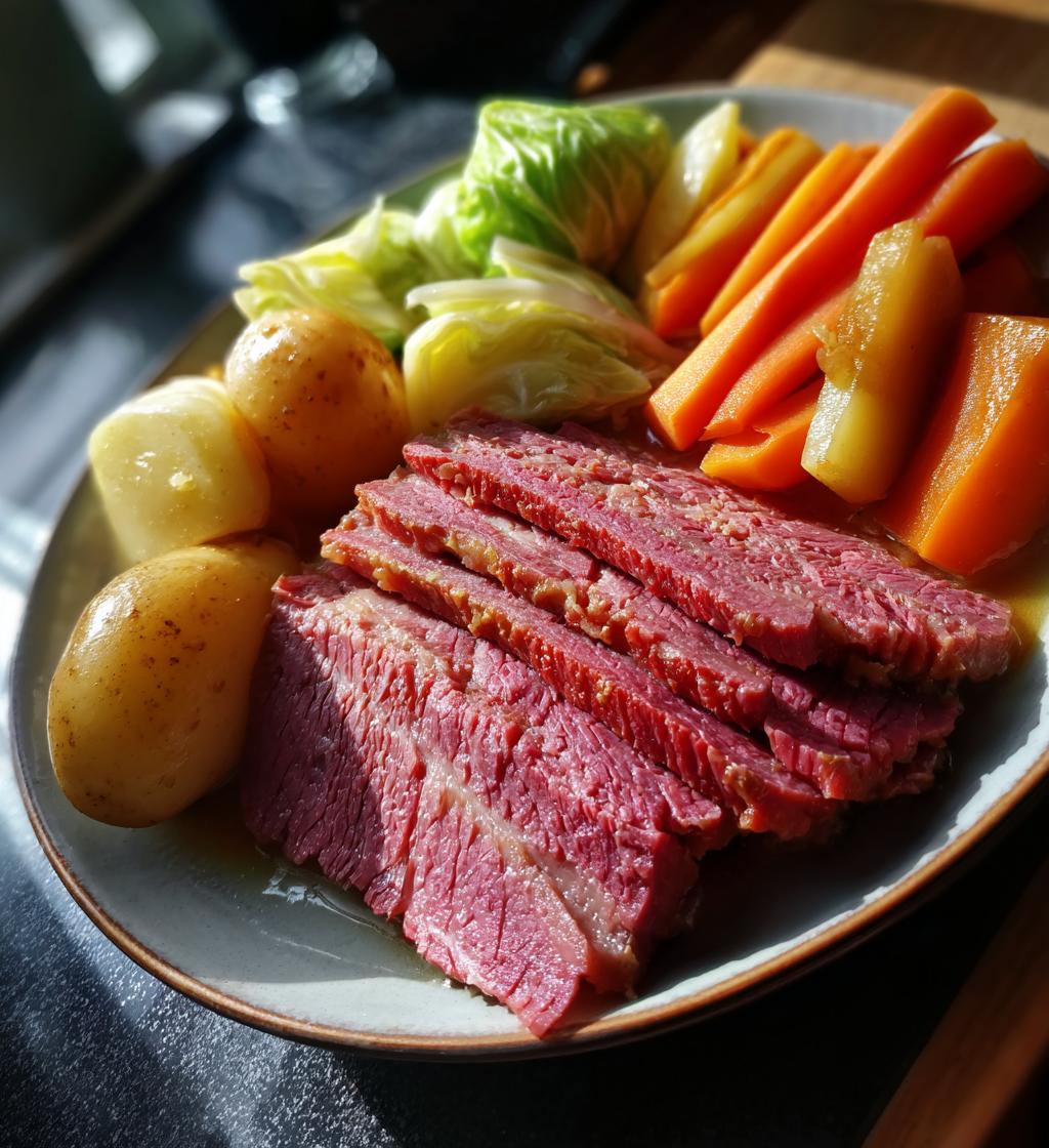 irish boiled dinner corned beef - detail 1