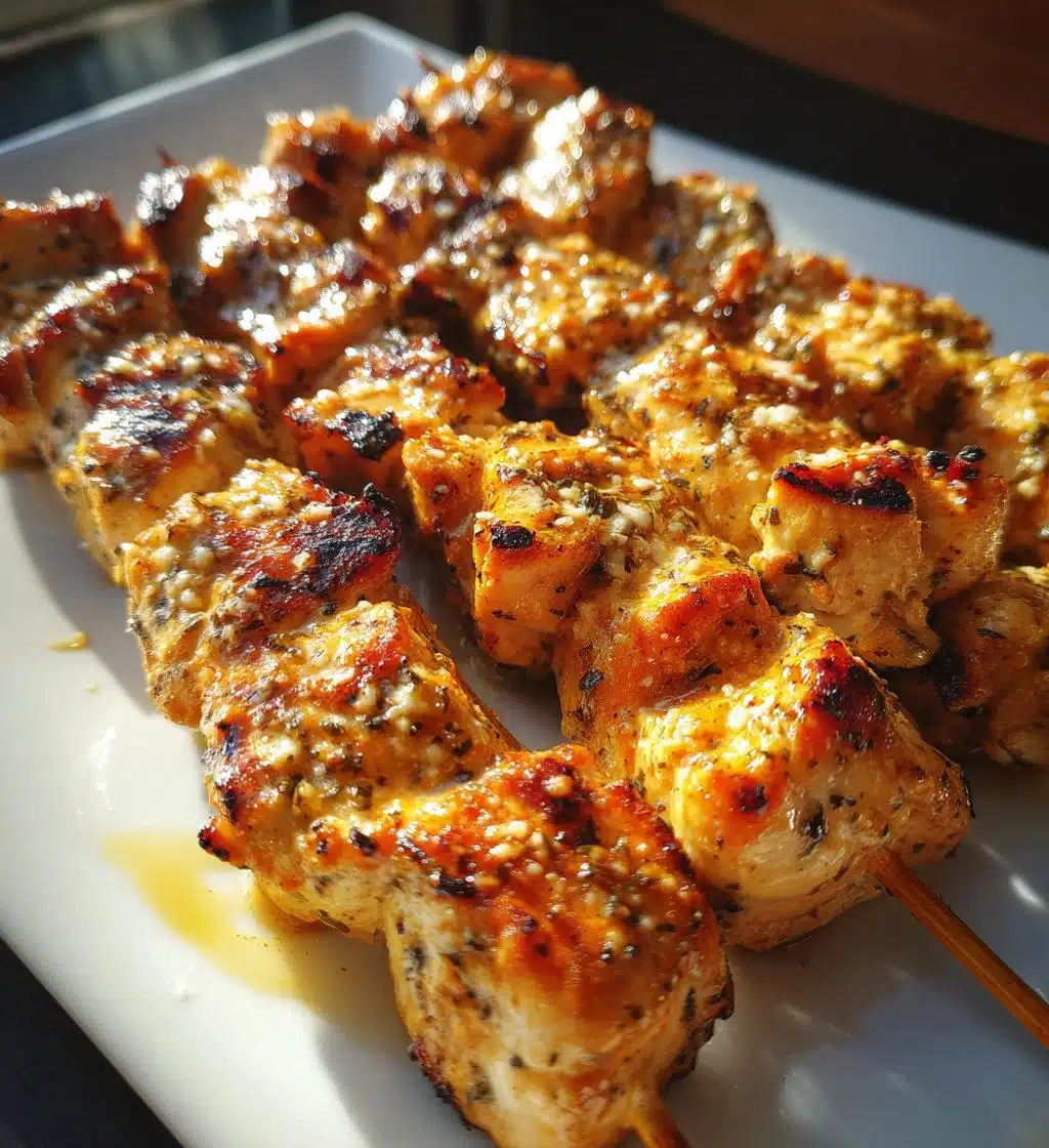 italian parmesan chicken skewers - detail 1