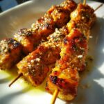 italian parmesan chicken skewers