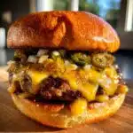 jalapeno onion smash burgers