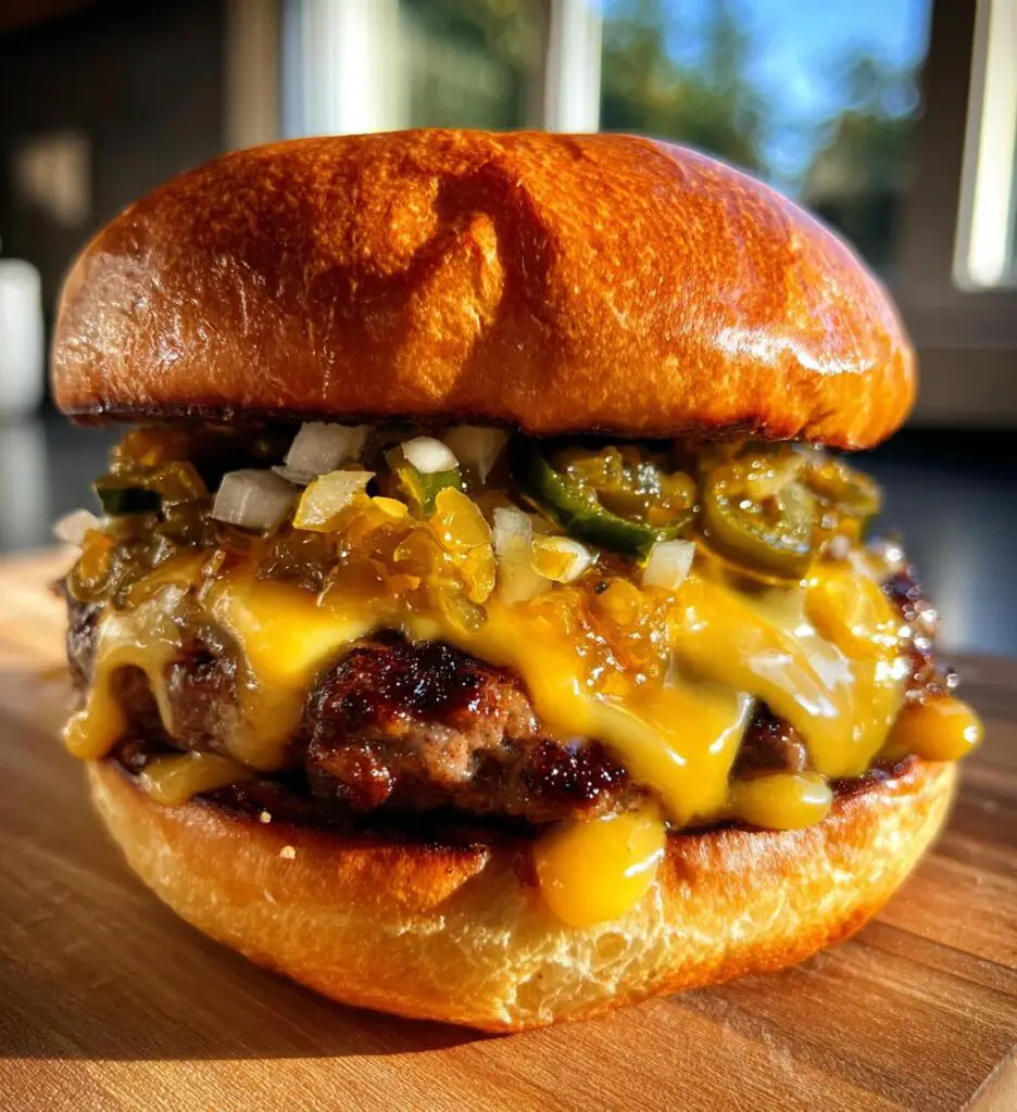 jalapeno onion smash burgers