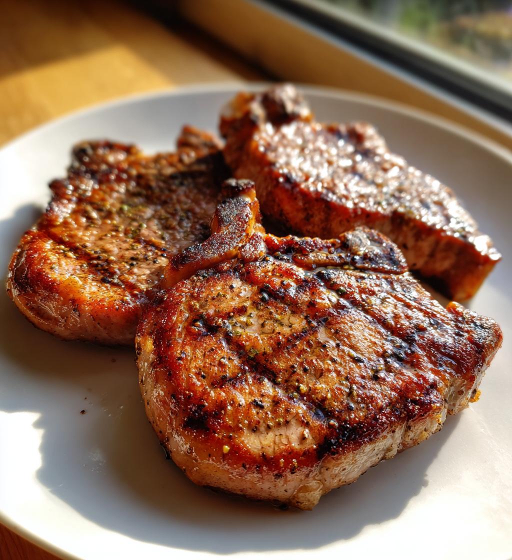 juicy oven baked beef chops