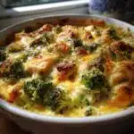 keto chicken and broccoli casserole