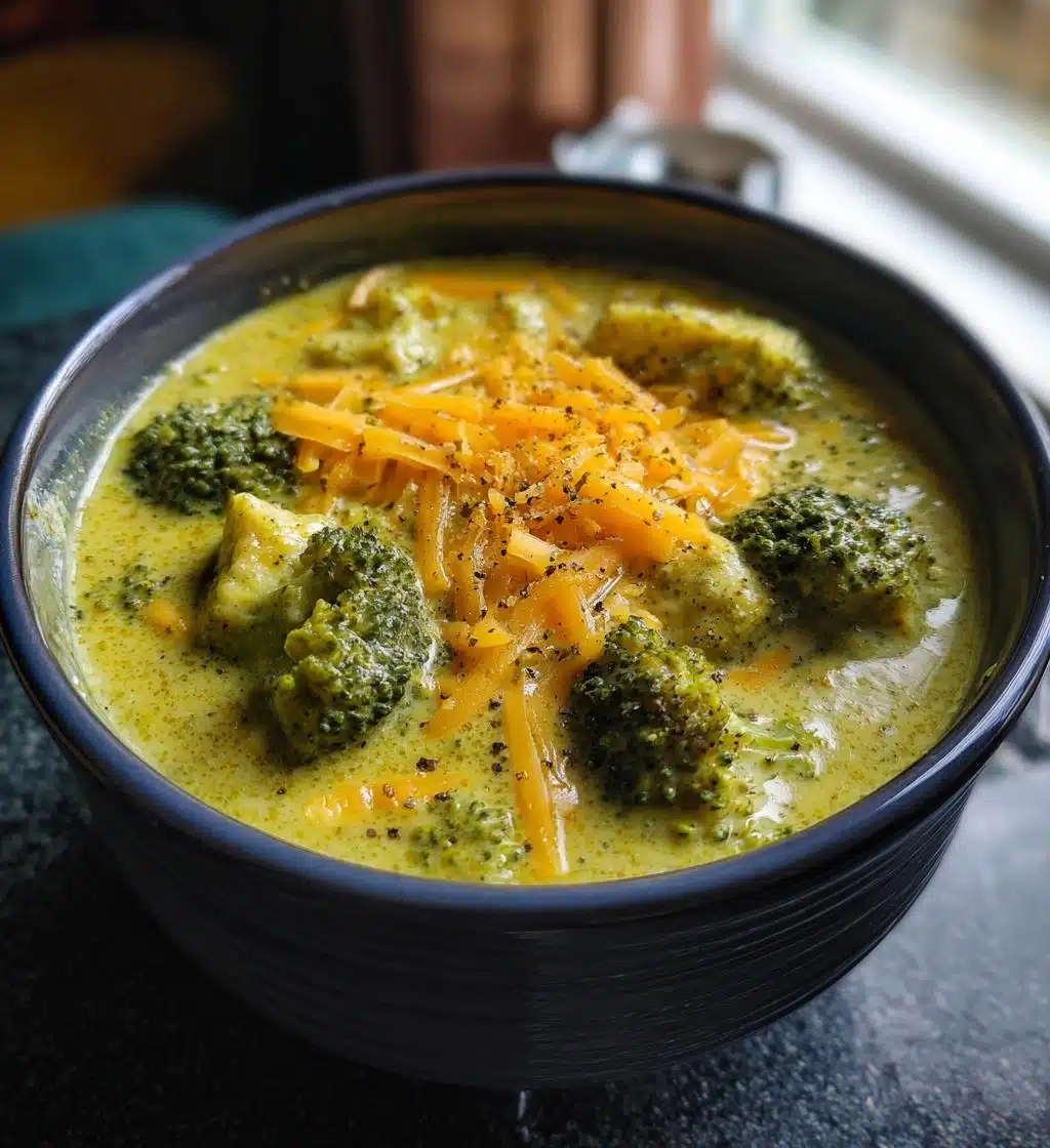 keto crockpot broccoli soup