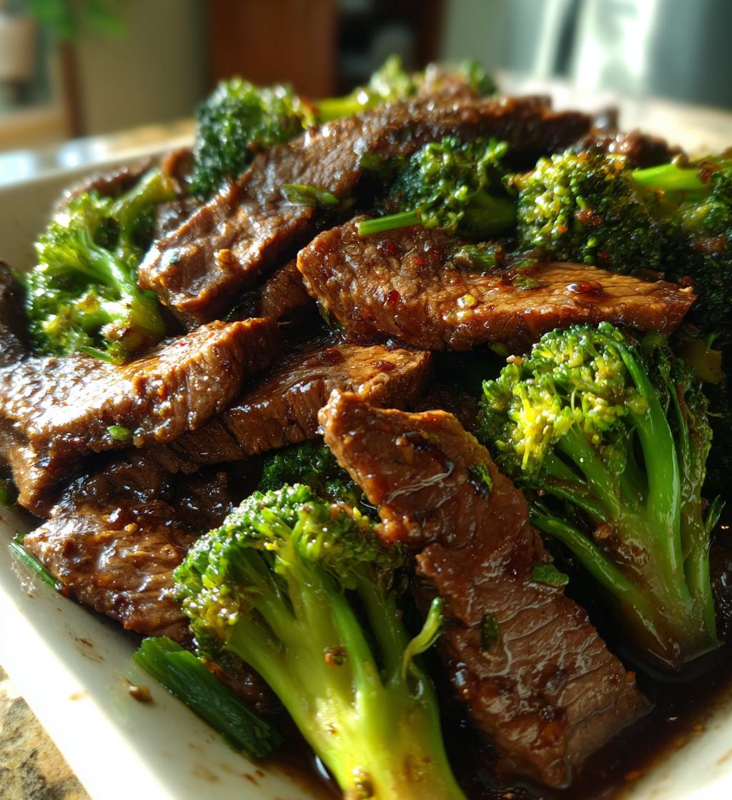 keto slow cooker beef broccoli - detail 1