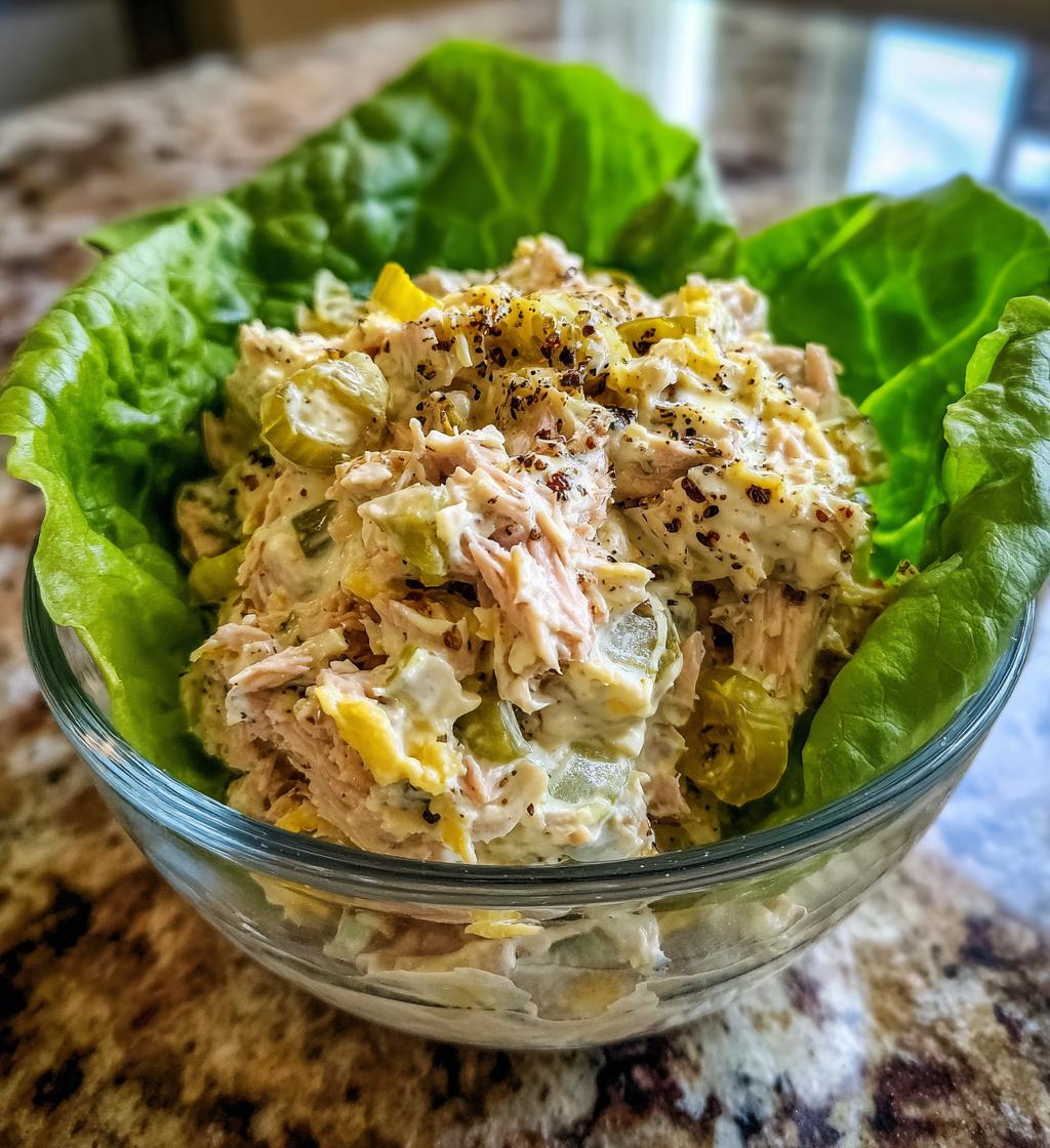 lazy no chop tuna salad
