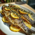 lemon and thyme roasted sea bass