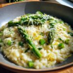 lemon asparagus risotto