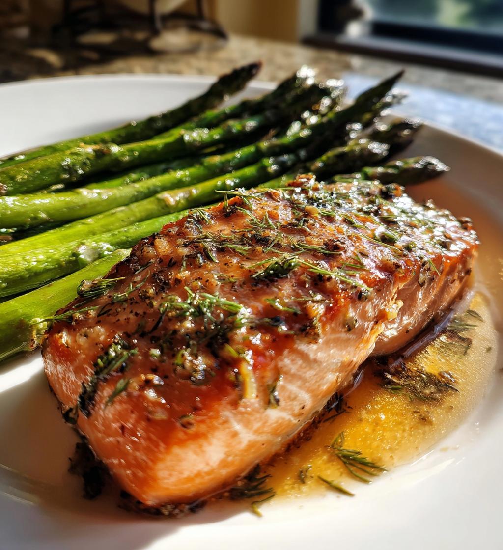 lemon dill roasted salmon asparagus recipe