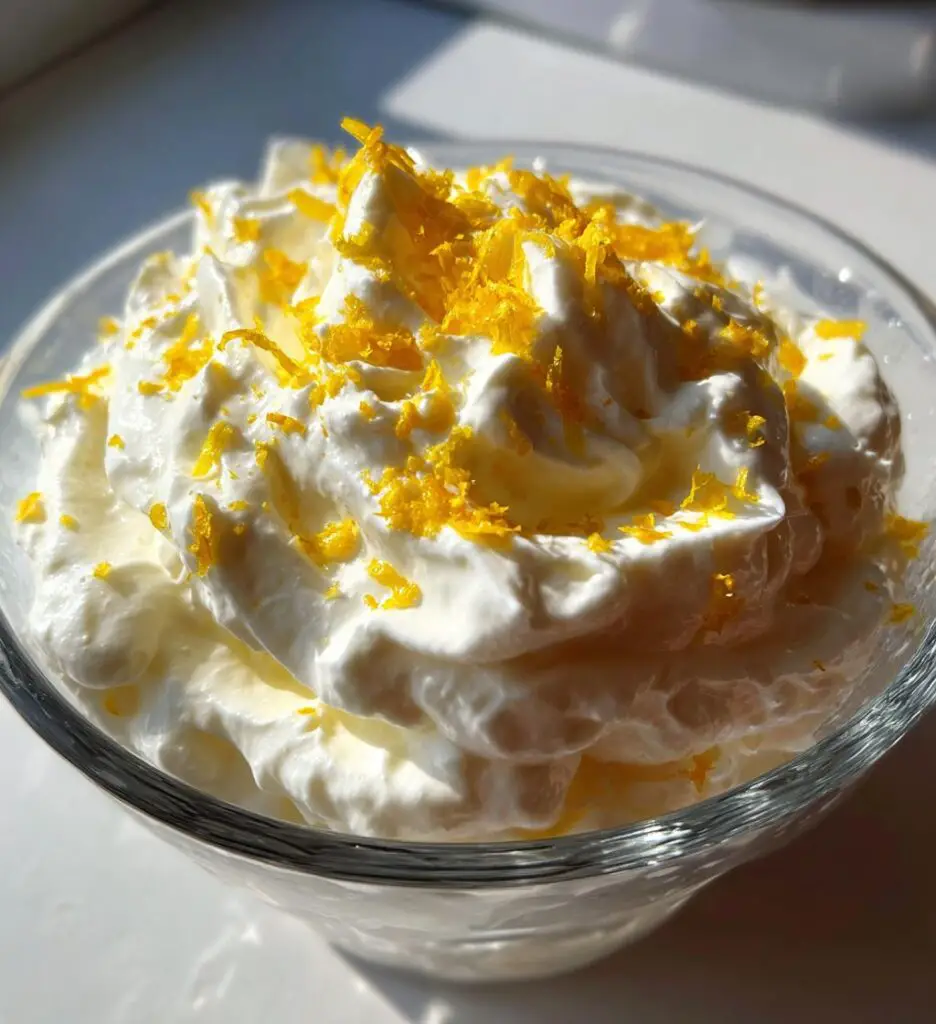 lemon whipped cream