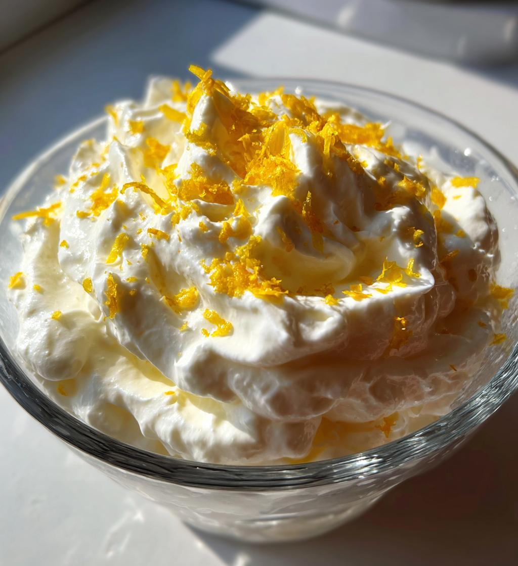 lemon whipped cream