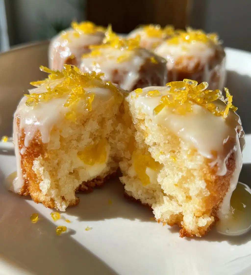 limoncello mascarpone cake bites with sparkling citrus drizzle - detail 1