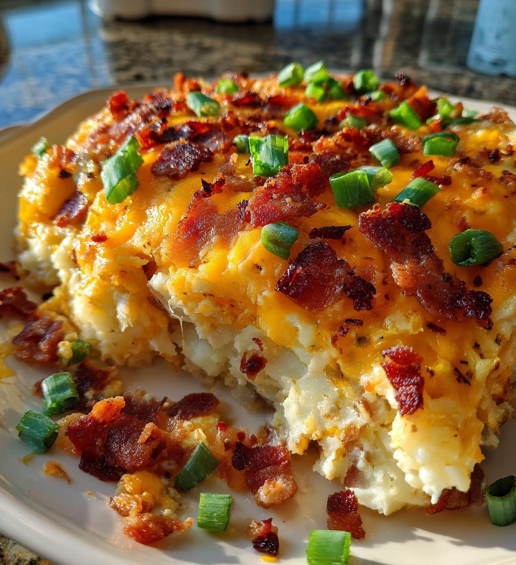 loaded baked potato casserole