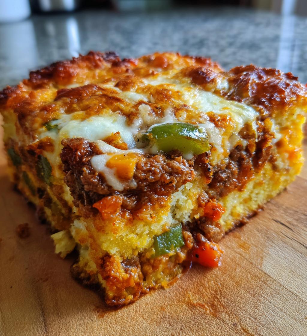 loaded chili cheese cornbread bake recipe