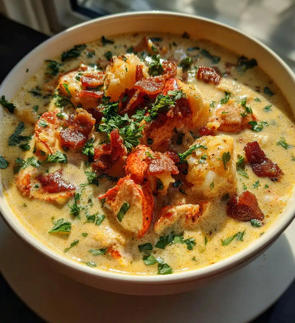 lobster chowder - detail 1