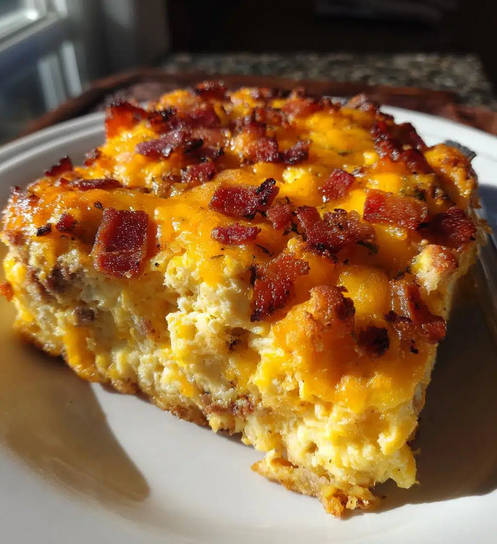 low carb bacon cheeseburger casserole recipe - detail 1