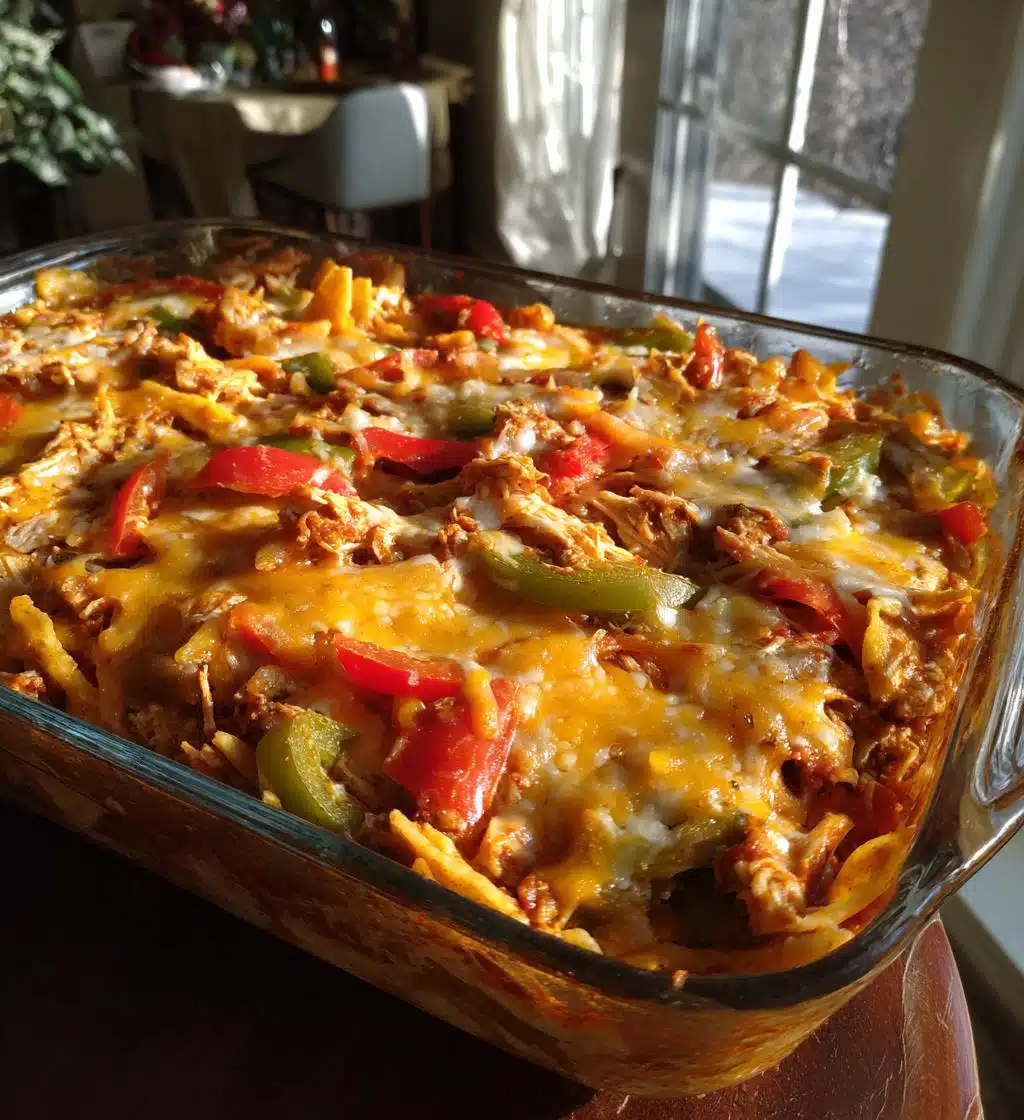 low carb slow cooker chicken enchilada casserole