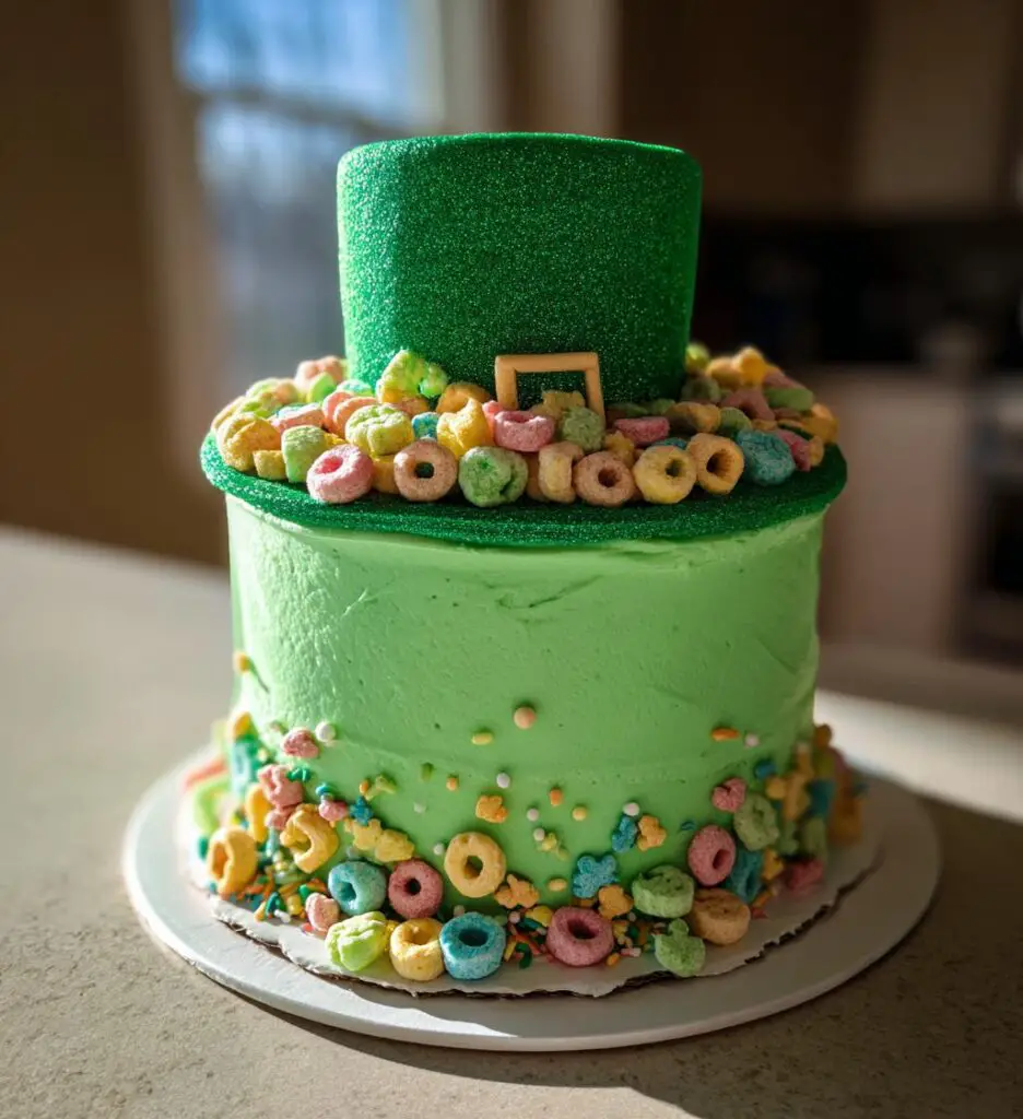 lucky charms leprechaun hat cake recipe