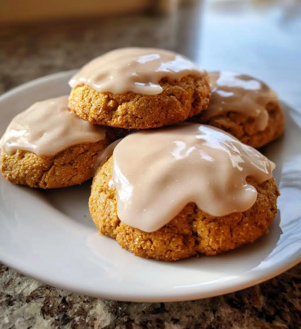 maple cookies with maple icing - detail 1